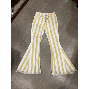 Yellow Striped Bellbottoms